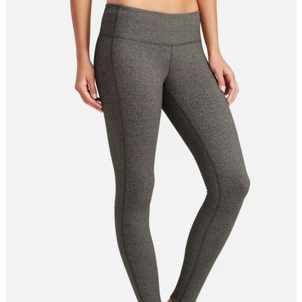 Athleta Swirl Chatarunga Black Gray Legging Size XS